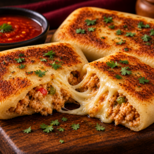 Tandoori Chicken Cheese Pockets